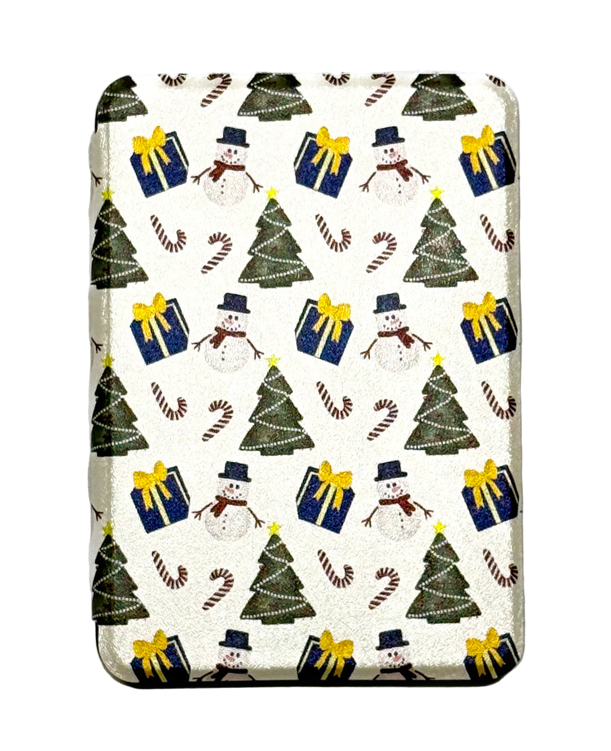 Christmas-themed patterned product on a white background