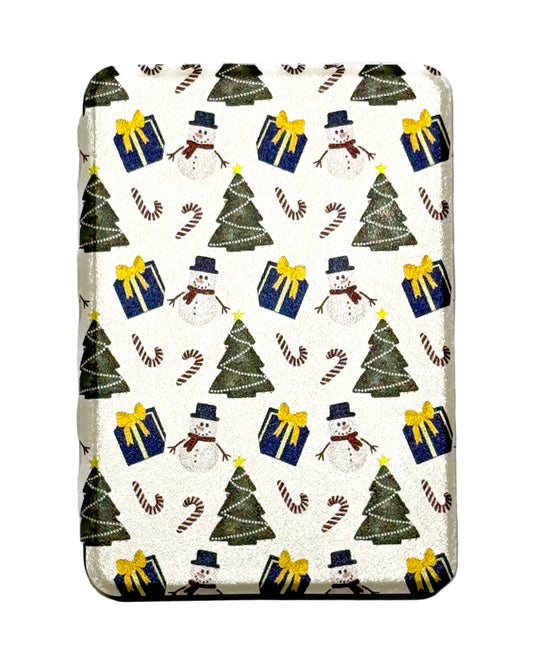 Christmas-themed patterned product on a white background